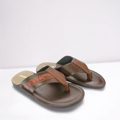 Chocolate Tarcel leather sandal