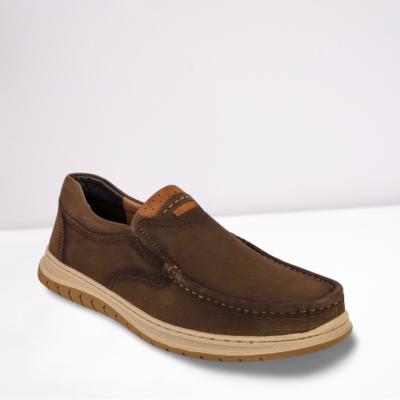 Dark Men’s Casual Leather Shoes