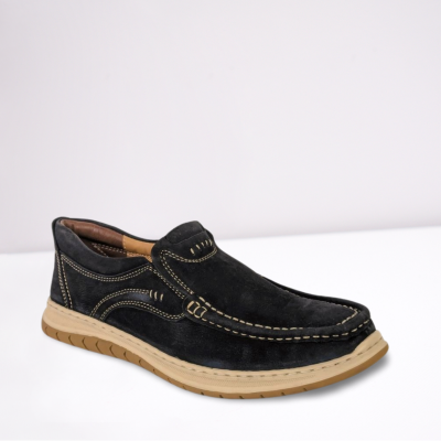 Black Men’s Casual Leather Shoes