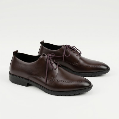 Aurora Men's Dark Chocolate Dress Shoe
